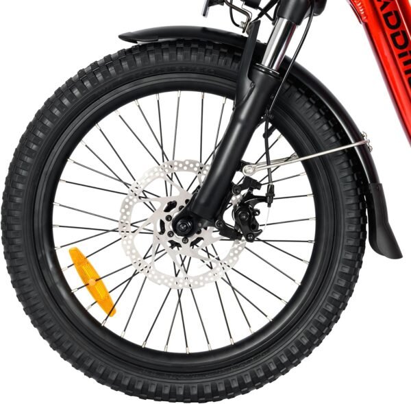 ADDMOTOR CITYTRI E-310 Folding Electric Trike for Adults.UL2849. 750W Rear Motor Electric Trike. 48V 20AH. 90MI. 3-Wheel Electric Bike for Commuting. Cargo 360lbs. Parking Brake.Differential Red - Image 24