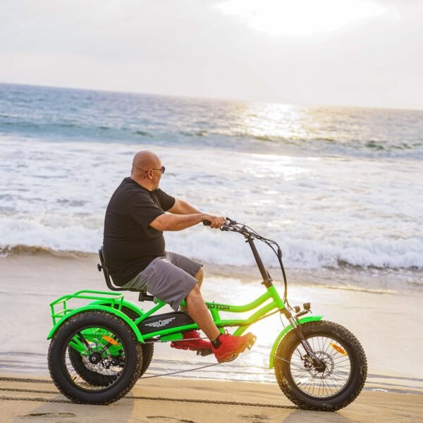 ADDMOTOR ARISETAN Electric Trike for Adults. 750W Rear Motor Electric Tricycle. 85MI 48V 20AH UL2849 Etrike. 380lbs. Semi-Recumbent Three Wheel Electric Bike for Seniors. Parking Brake & Differential - Image 19