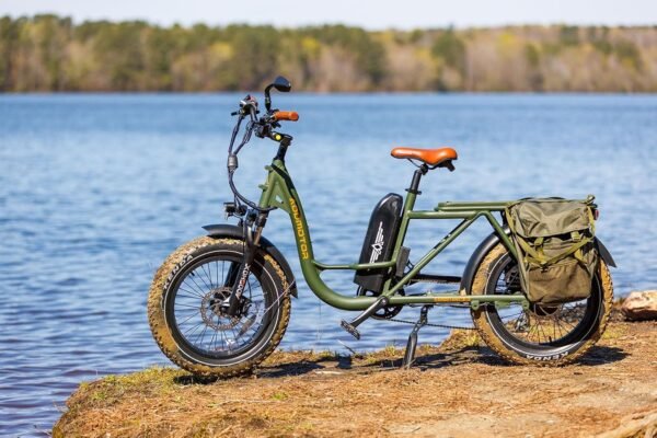 ADDMOTOR GAROOTAN M-81 Electric Bike for Adults. 48V 20AH Removable Battery UL2849 Certified. 750W Rear Gear Motor with 20x4 Fat Tire Ebike. Long-Tail Cargo Electric Bicycle (Olive) - Image 14