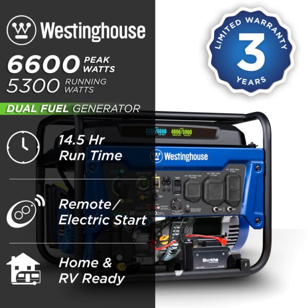 WGen5300DFc - Dual Fuel with CO Sensor - Image 2