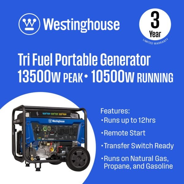 WGen10500TFc - Tri-Fuel with CO Sensor - Image 2