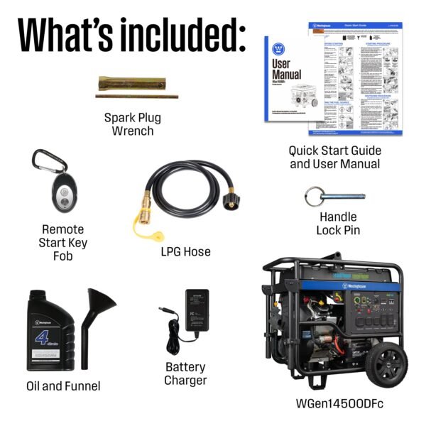 WGen14500DFc Generator - Dual Fuel with CO Sensor - Image 5