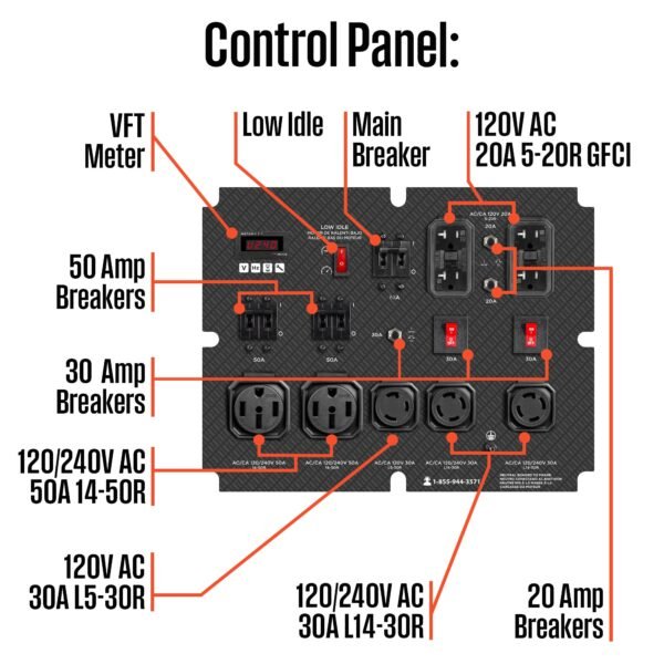 WGen20000c Generator with CO Sensor - Image 4