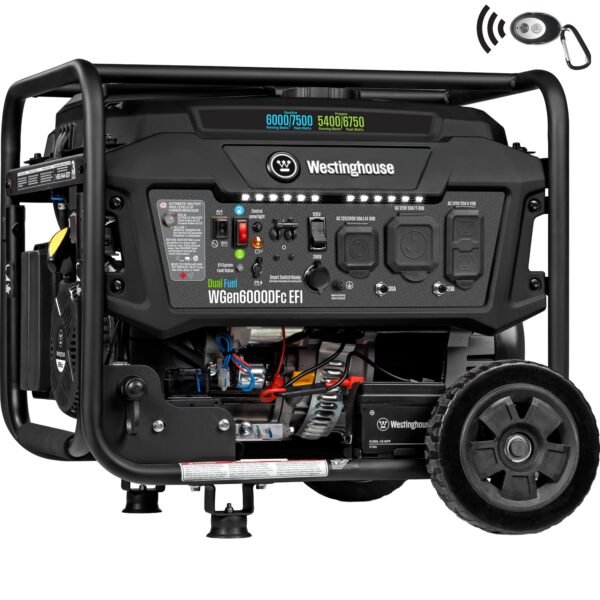 WGen6000DFc EFI - Dual Fuel with CO Sensor