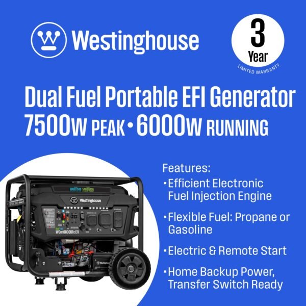 WGen6000DFc EFI - Dual Fuel with CO Sensor - Image 2