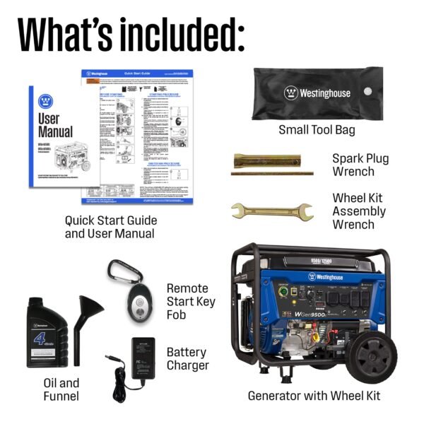 WGen9500c Generator with CO Sensor - Image 8