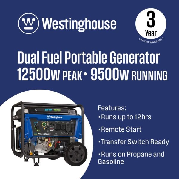 WGen9500DF Generator - Dual Fuel - Image 2