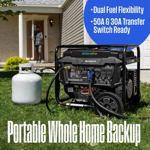WGen9500DFc EFI - Dual Fuel with CO Sensor - Image 4