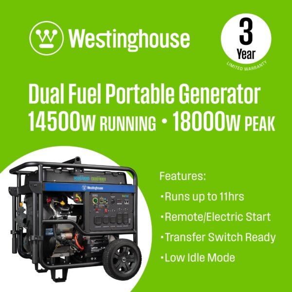 WGen14500DF Generator - Dual Fuel - Image 2